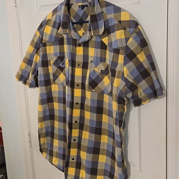 Mens short sleeve button down gap 2xl shirt - Picture 1 of 7
